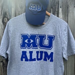 Monster University shirt and hat